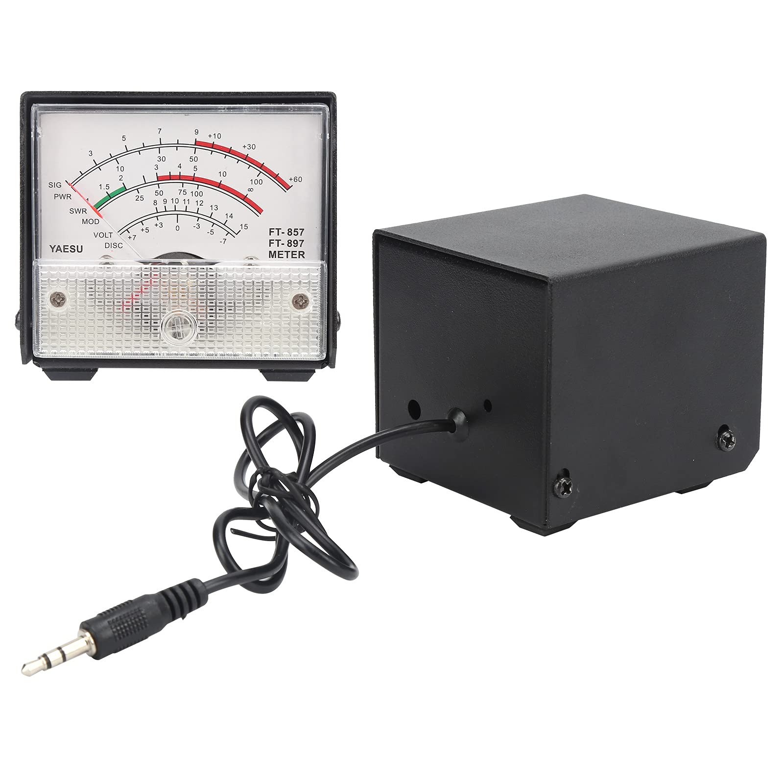 SWR/Power Tester, Strumento portatile di Misurazione SWR/Misuratore di Potenza Full Scale Nero per CB Radio Antenna