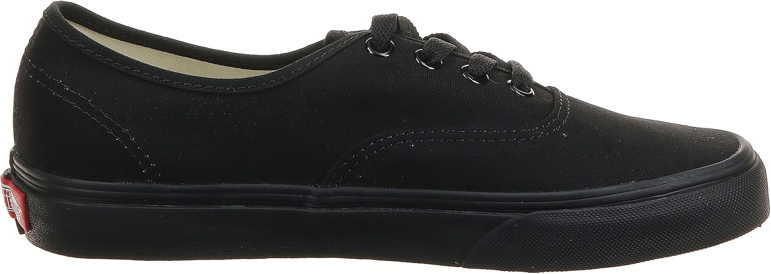 Vans Unisex Authentic True White Size 5 Women/3.5 Men Black