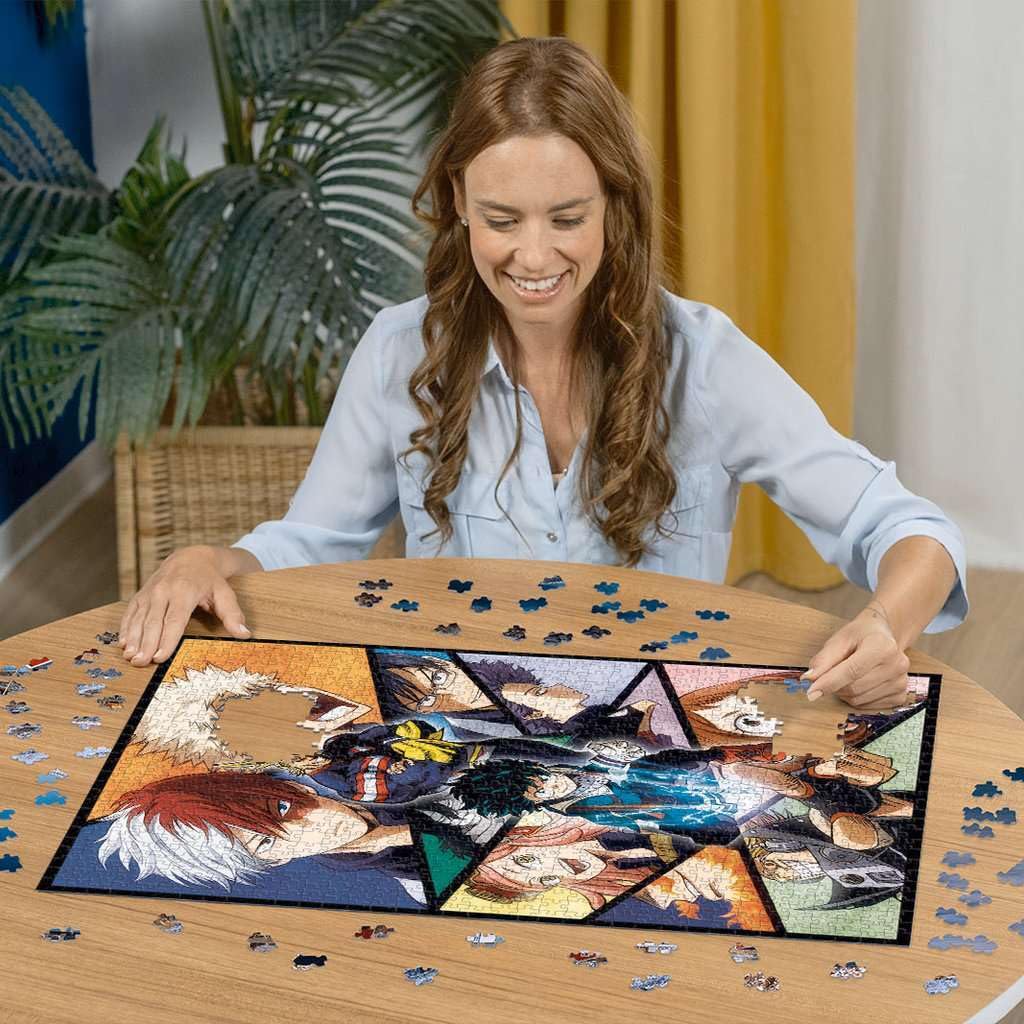 Ravensburger - Puzzle 1000 Pezzi My Hero Academia | Puzzle Adulti E Bambini Con Una Misura Di 70x50 Cm | Regalo Per Adulti E Bambini Da 14 Anni E Più | Puzzles Ravensburger