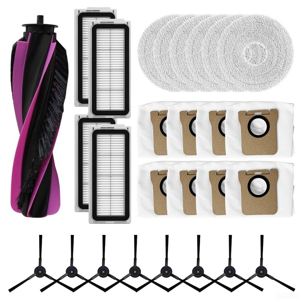 Kit 4 Brosses Latérales Nylon Pour Robot pour airbot L50 Kit(B)