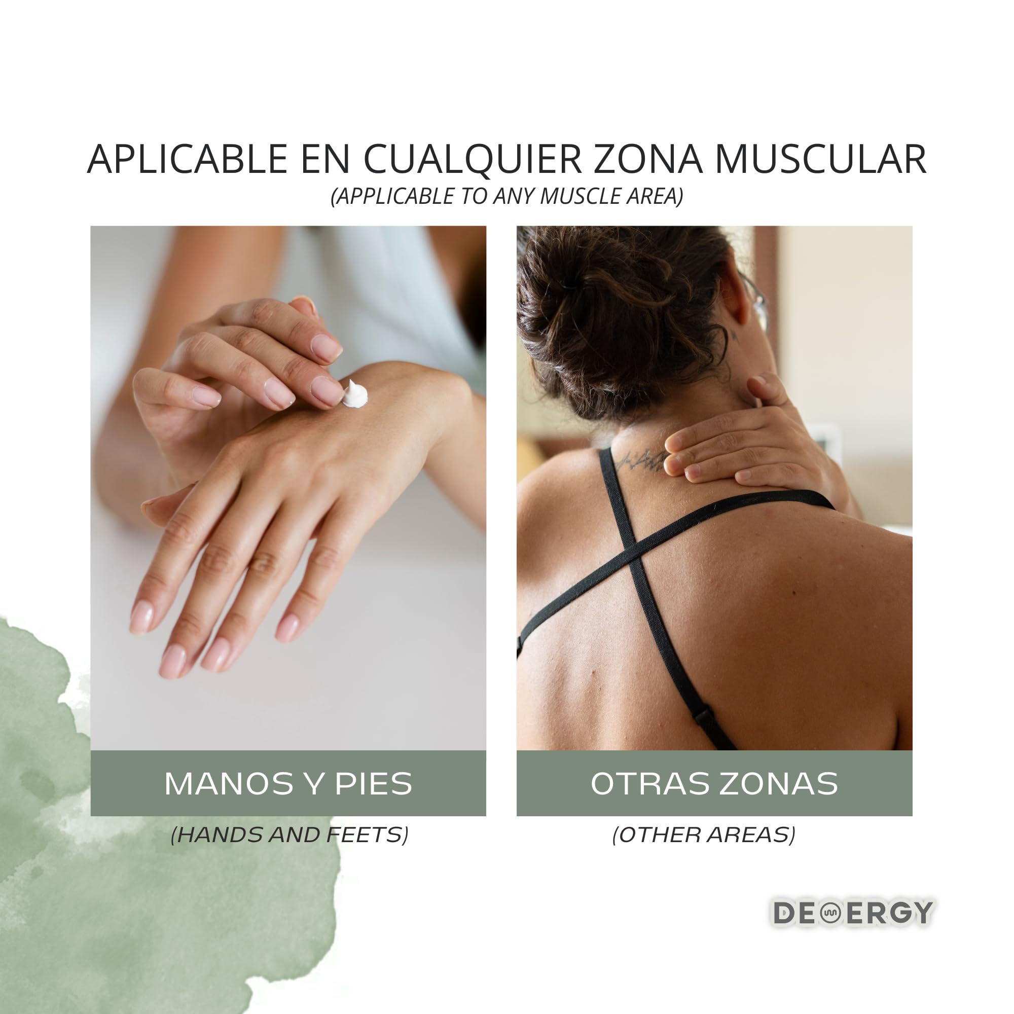 DEMERGY® Sin Dolor Crema Arnica Antiinflamatoria Nueva Formula, Producto Aleman | Elimina Dolor Muscular Articulaciones | Potente Crema Piernas Cansadas y Deportistas Unisex – Todas las edades