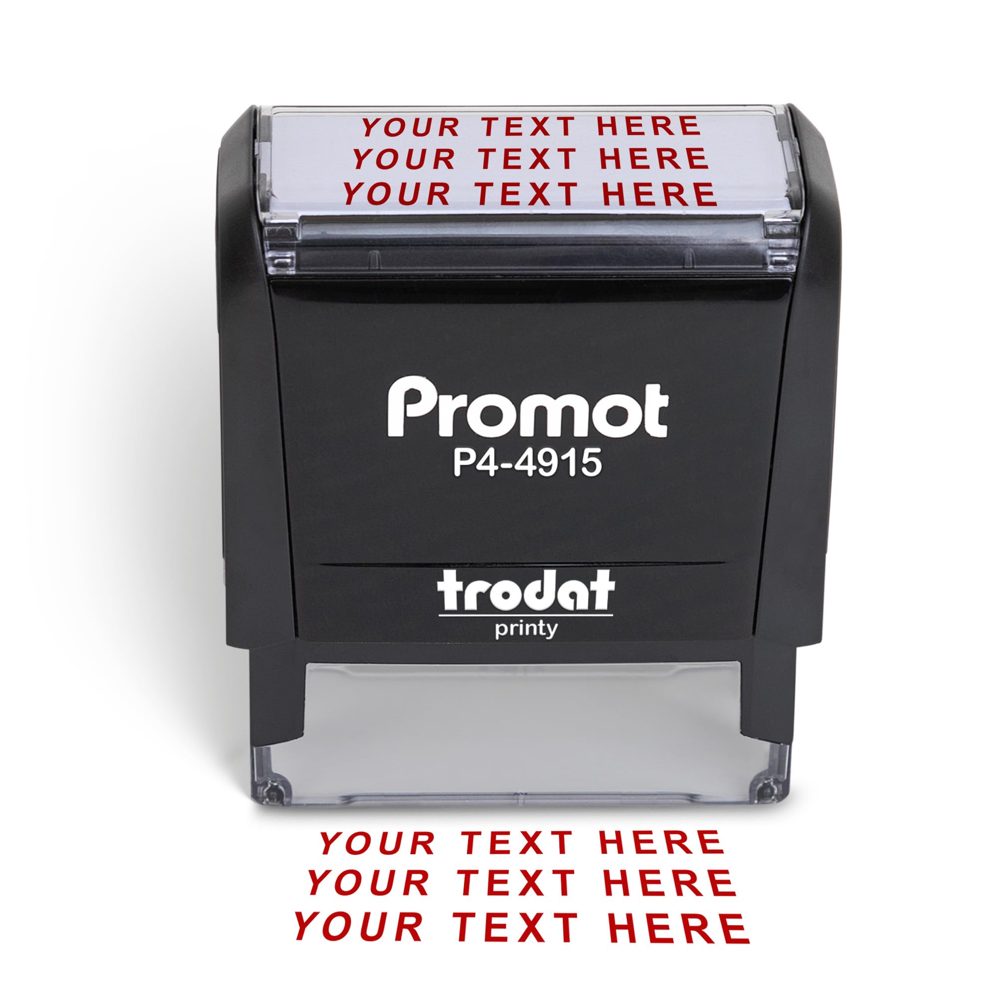 PromotExtra Large Wide Custom Stamp - Clear and Crisp Personalized Stamp - for Address Stamp and More