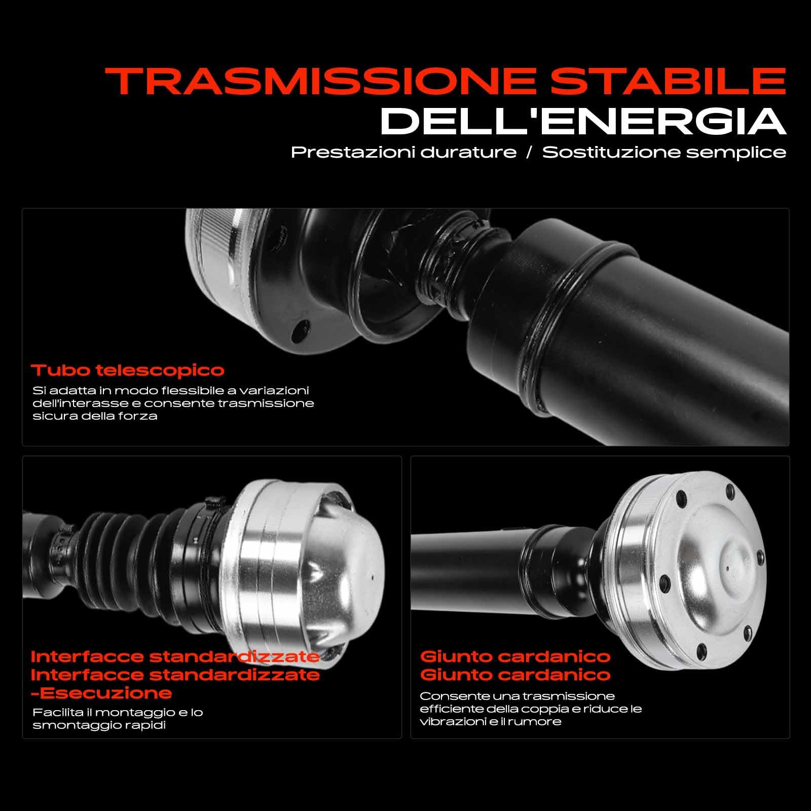 Frankberg Albero cardanico assale anteriore 52853417AD