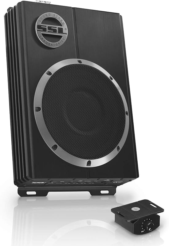 Sound Storm Laboratories LOPRO8 subwoofer para automóvil debajo del asiento de 8 pulgadas, 600 vatios