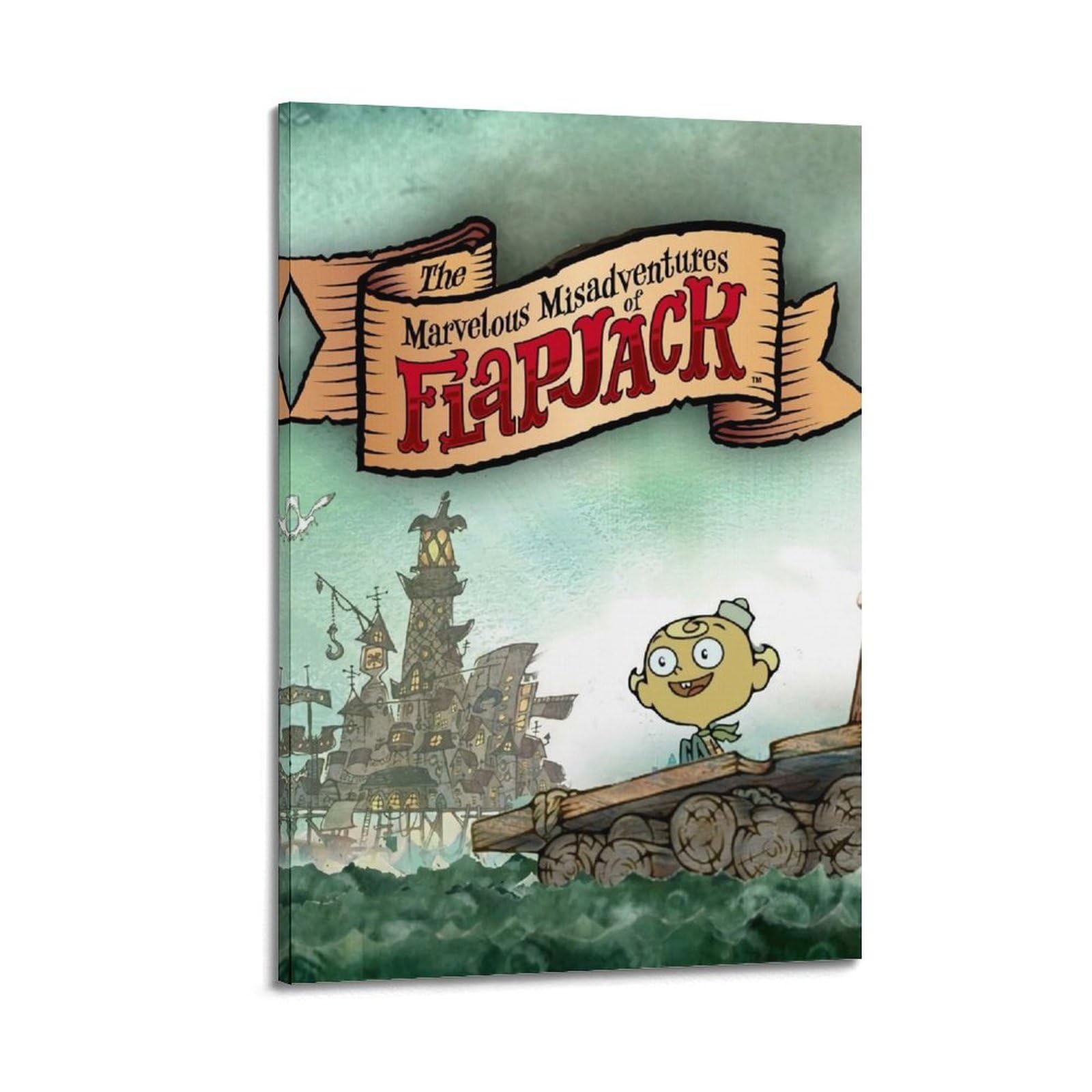 AKRHARWB The Marvelous Misadventures of Flapjack Poster Wall Art Cover Room Vintage Elegant Poster Decorative Painting for Living Room Bed Room Aesthetic Poster ﻿ 08x12inch(20x30cm) Frame-style