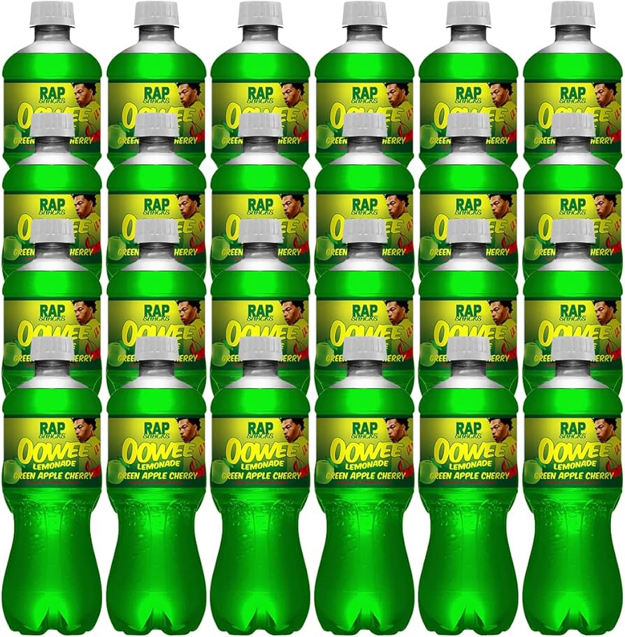 Amazon.com : Rap Snacks Lil Baby Green Apple Cherry Lemonade 20 Oz