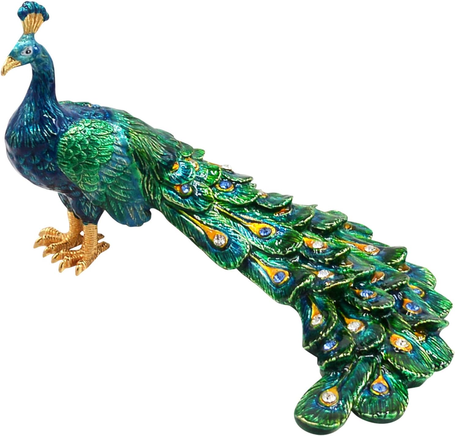 Feng Shui Protection Peacock Holy Beautiful Auspicious New 2023 Home Amulet Statue