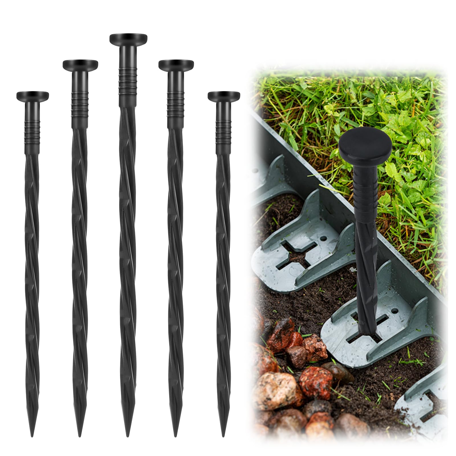 Garaook Landscape Edging Stakes, 170 Pcs 8