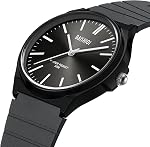Mens Analog Quartz Watches 30M Waterproof Watches with Silicone Straps Military Wrist Watches for Men