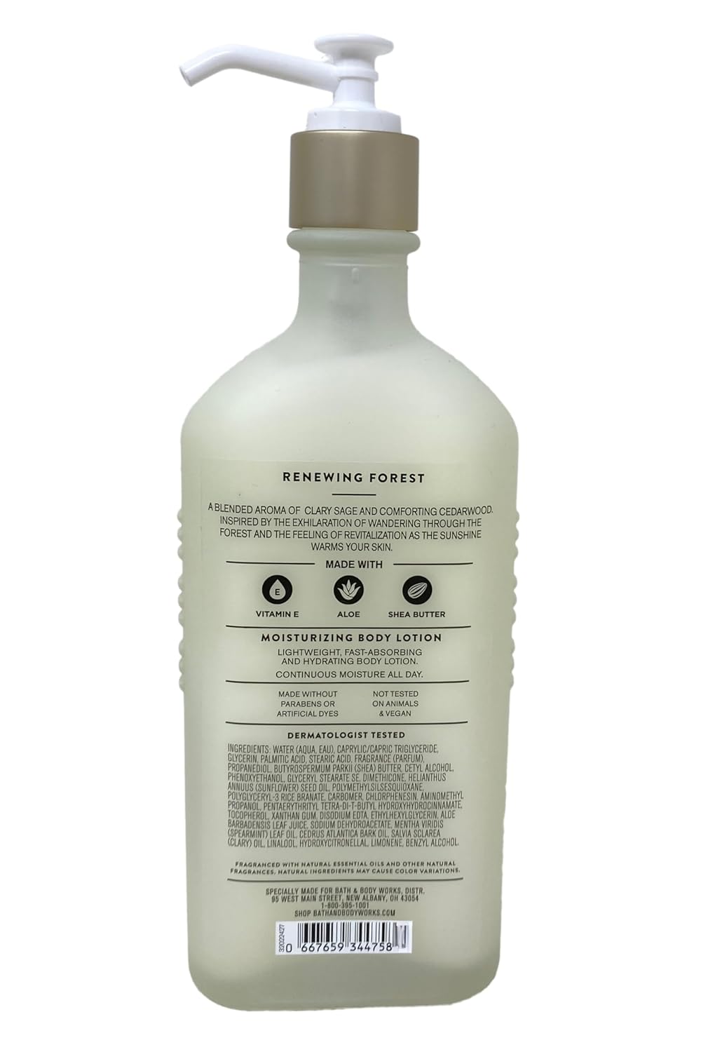 Bath & Body Works Aroma Renewing Forest 2 Pack Moisturizing Body Lotion with an Aloe Vera Bar