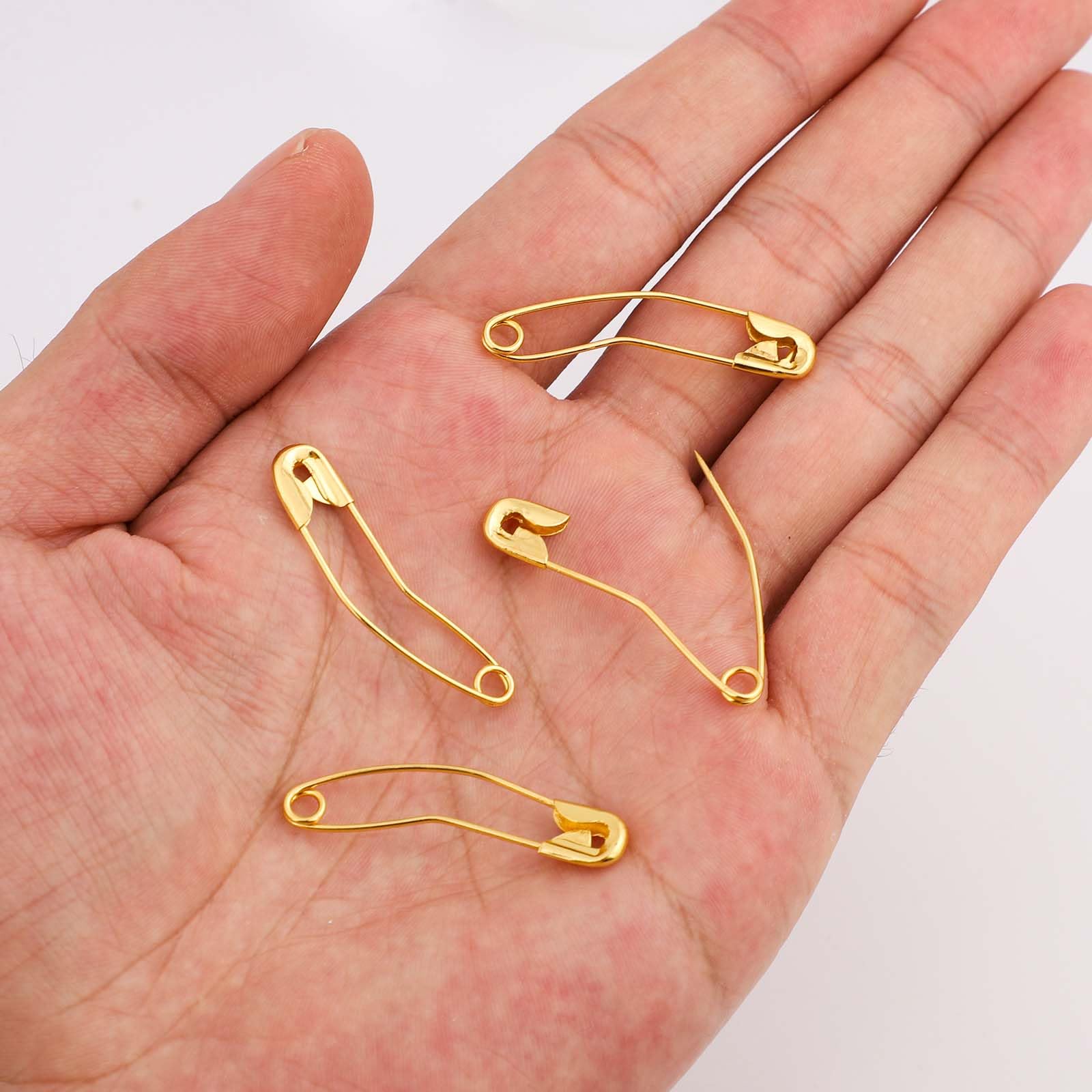 200pcs Épingles De Sûreté Incurvées, 3,8cm Epingle A Nourrice Épingles De Courtepointe Incurvées Courbées Épingles De Sûreté à Coudre Pour Le Quilting Le Tricot La Couture L'Artisanat