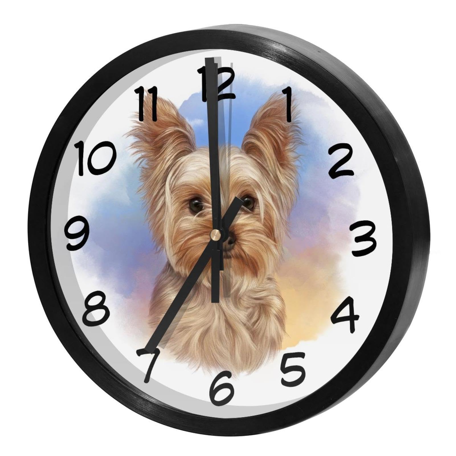 Horloge murale silencieuse à quartz sans tic-tac pour un bureau paisible
