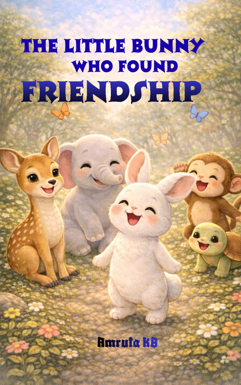 The Little Bunny Who Found Friendship: A Gentle Story About Courage, Kindness, and Friends