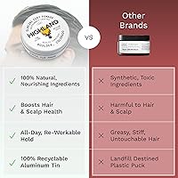 Vista 7 de Highland Glacial Pomada de Arcilla para el Cabello - Arcilla para peinar galardonada para hombres y mujeres hecha con ingredientes 100% naturales