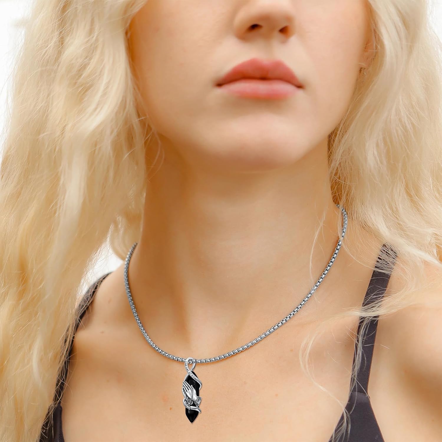 PELOVNY Patron Saint Necklace 925 Sterling Silver Religious Protector Jewelry Amulet Gifts for Women Men - Image 4