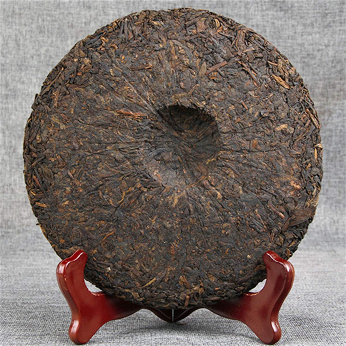 Té Pu'er Chino Menghai 357g - Pastel de Yunnan Cocinado Negro Maduro Shu Cha para el Cuidado de la Salud