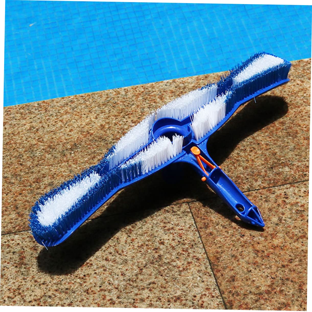 Brosse pour Piscine Camping 20 Pouces en Plastique, Poils Rigides