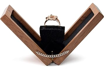 thin rotating engagement ring box