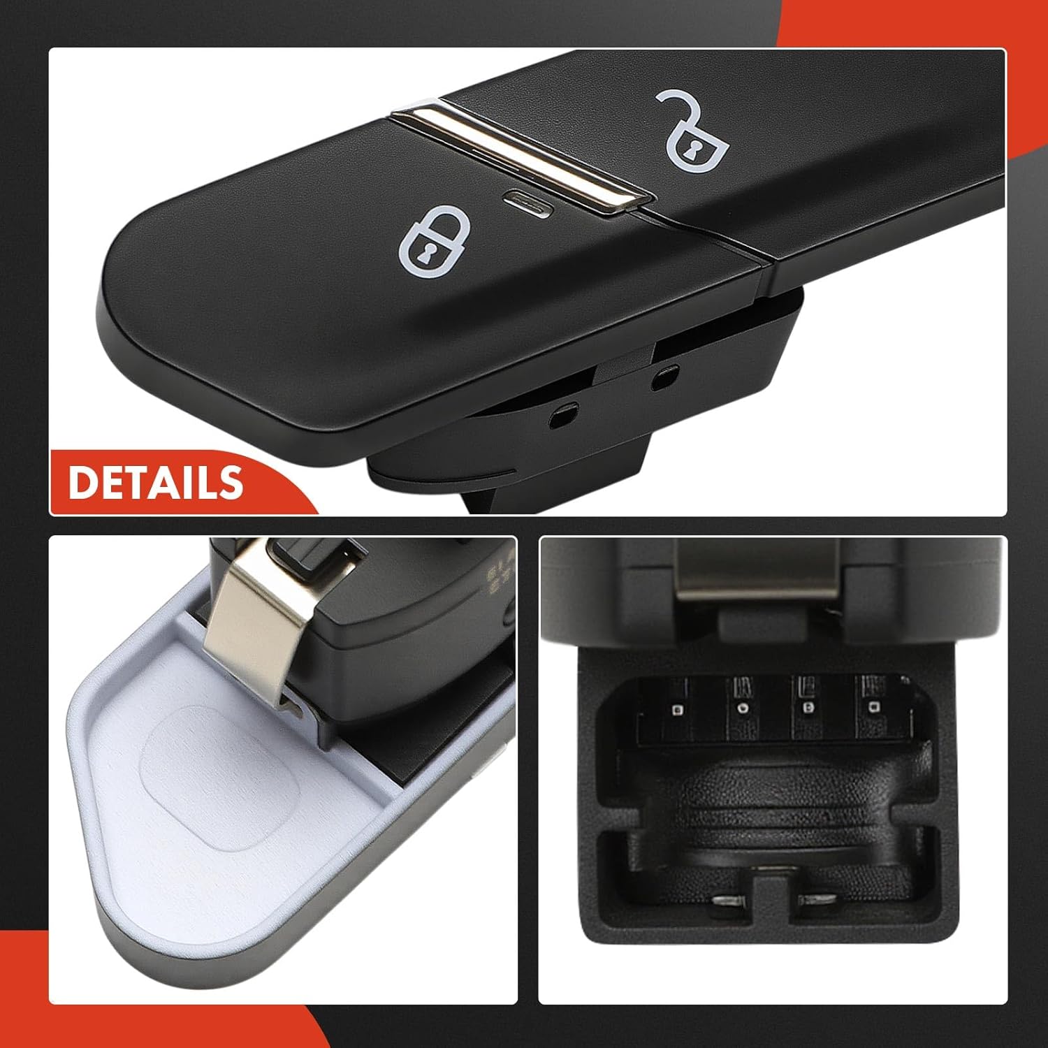 A-Premium Front Left Driver Power Door Lock Switch Compatible with Porsche Macan 2015-2024