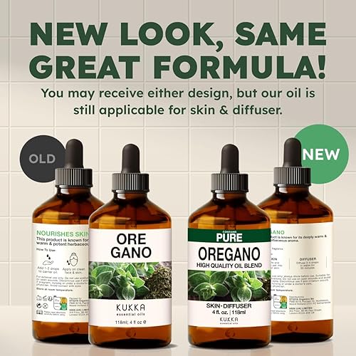Miniatura 7 de KUKKA - Aceites esenciales de orégano  4 onzas líquidas  para cabello, piel, difusor, aromaterapia y aroma de fabricación de jabón
