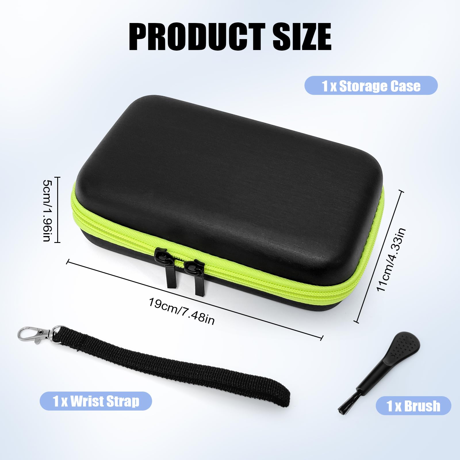 FORETOGO for Philips One Blade Case,Portable Razor Holder Storage Bag Waterproof Razor Storage Case for Philips,Shaver Carrying Case for Philips QP2520/90/70 - Image 2