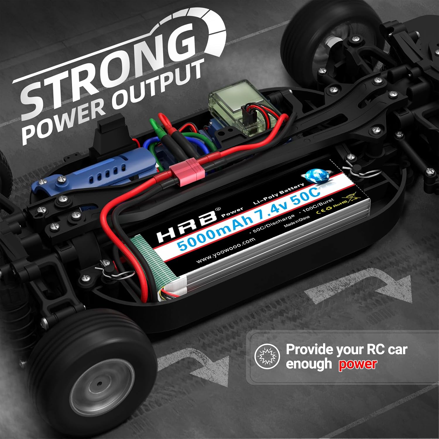 HRB Lipo Battery in RC Car