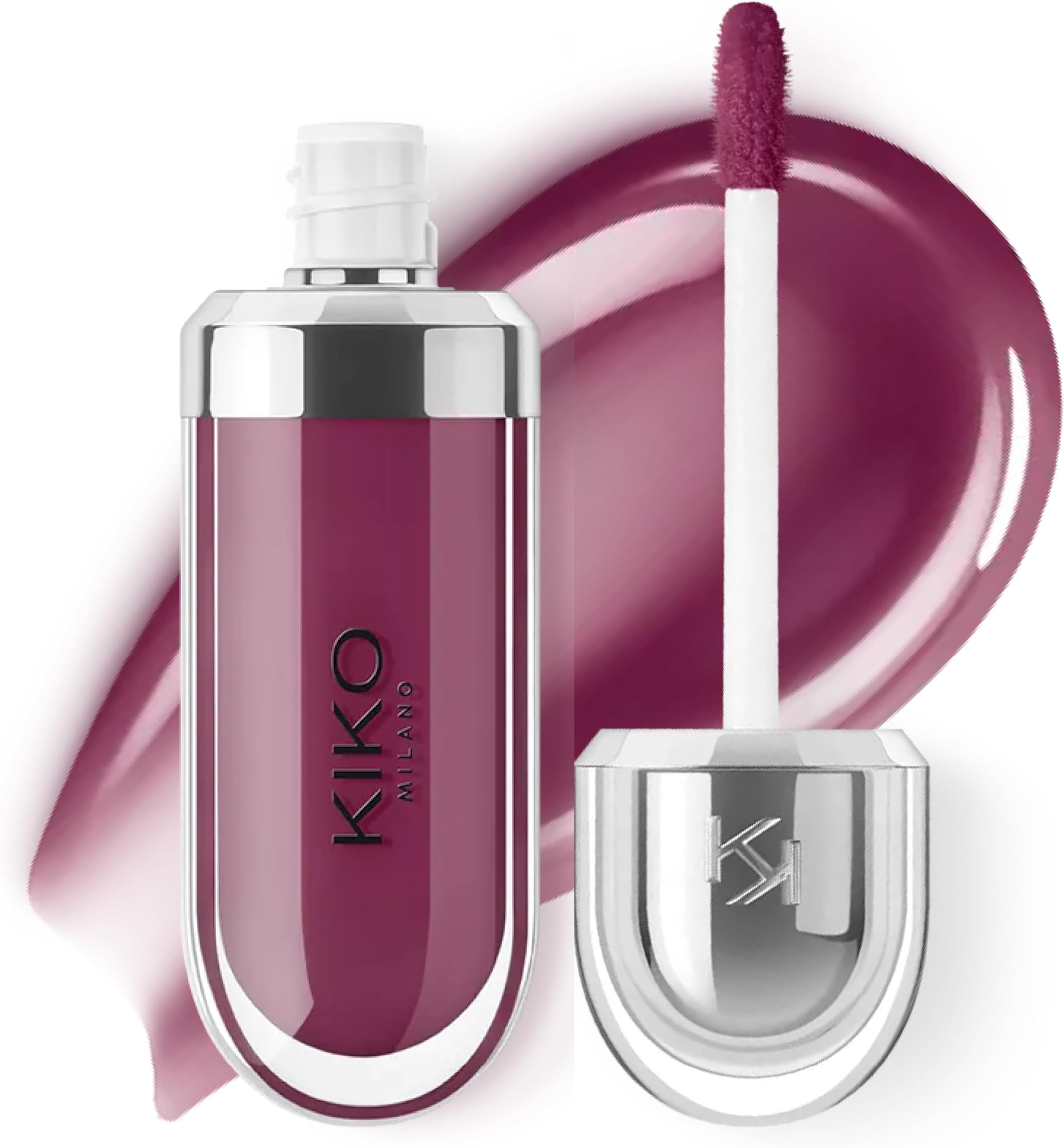 KIKO Milano 3D Hydra Lip Gloss – High Shine, Hydrating, Plumping, Non-Sticky, Moisturizing Lip Makeup