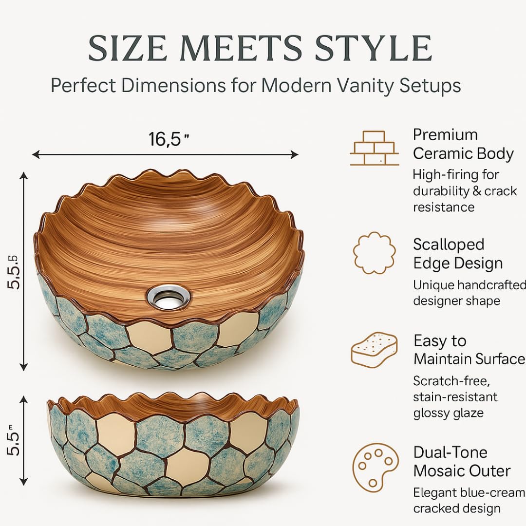Matt Marble Wash Basin - Luxury Ceramic Sink -2