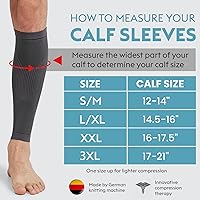 Vista 2 de KEKING Mangas de compresión de pantorrilla para hombres y mujeres, mangas de compresión de piernas, calcetines de compresión sin pies para correr