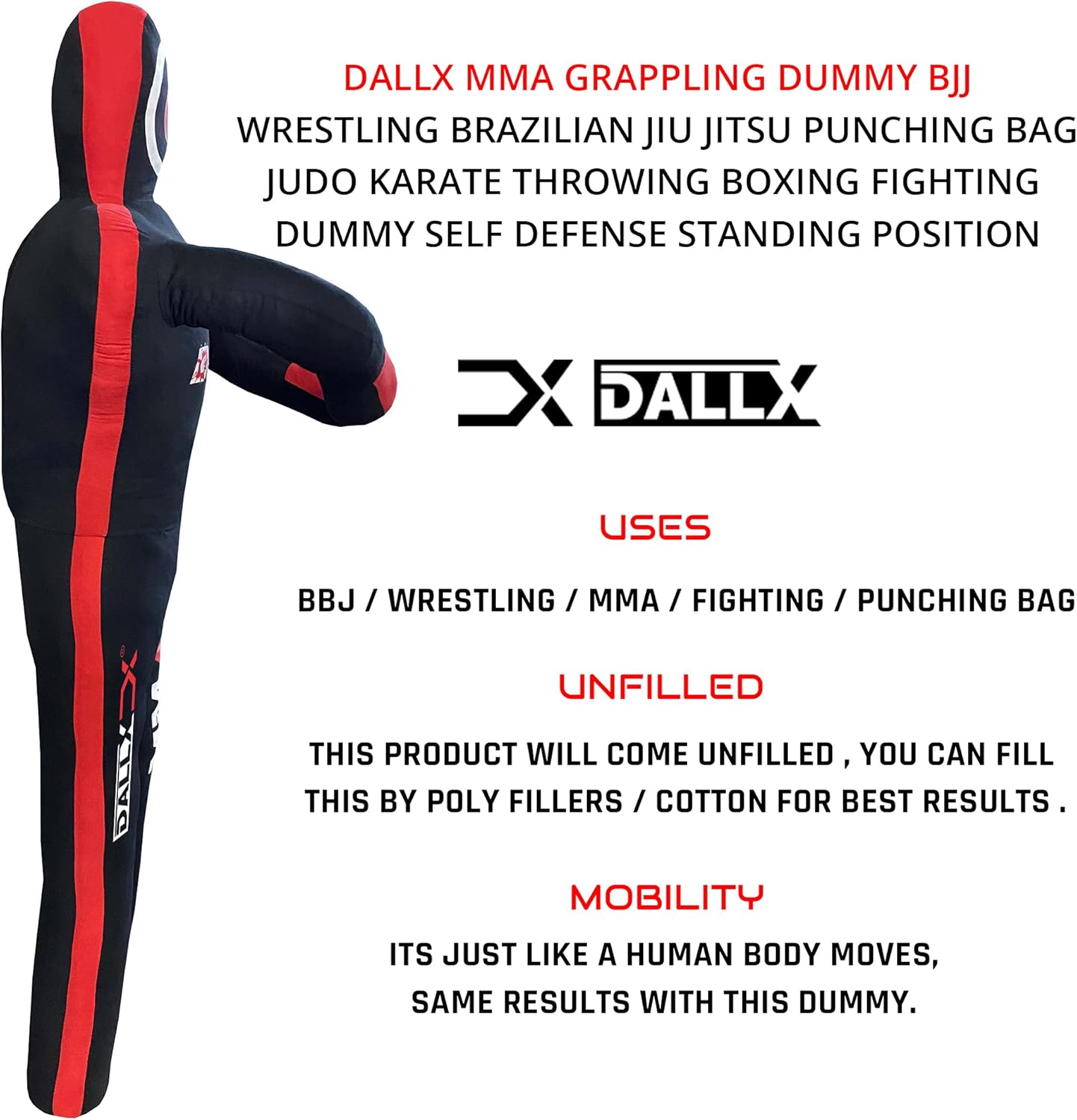 MMA Grappling Dummy Für BJJ & Judo - Trainingspuppe Zum Füllen