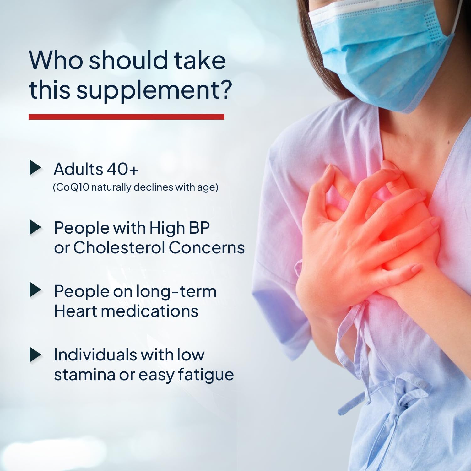 Miduty Happy Heart - Liposomal High Absorption CoQ10-300 mg With Methyl Folate, D-Chiro-Inositol, Magnesium | Helps in Blood Pressure Control & Heart Health Supplement - 30 Capsules 3