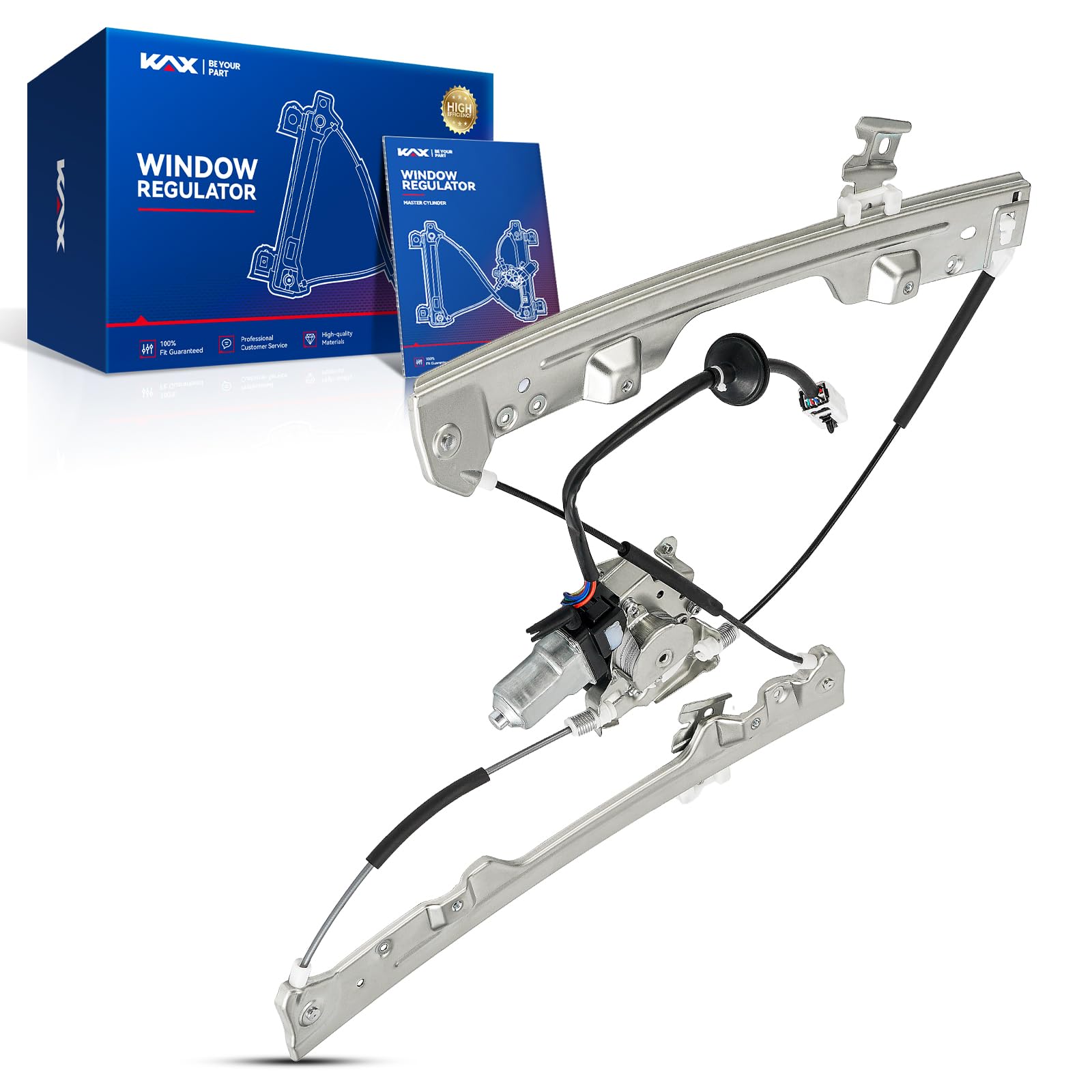 KAX 748-554 Power Window Regulator with Motor Front Left Driver Side Compatible with 2003-2007 Nissan Murano