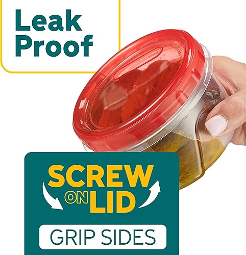Miniatura 5 de ELEGANT DISPOSABLES Contenedores de almacenamiento de alimentos Twist Top de 16 onzas, paquete de 12 recipientes de plástico para congelador, a