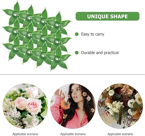 Miniatura 7 de Cáliz de flores artificiales, 120 unidades, cáliz de flores artificiales, receptáculo floral de plástico, base de flores falsas para ramo de