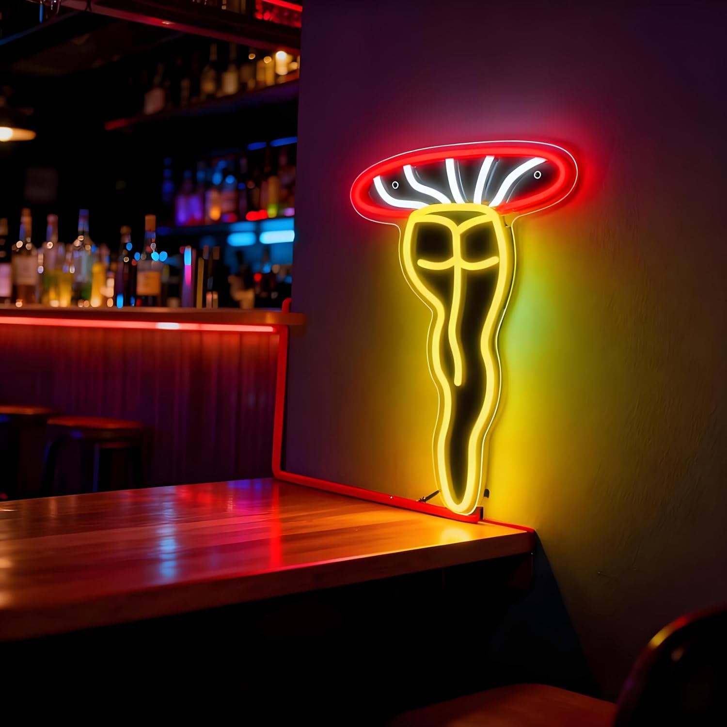 Lady Butt Under the Skirt Neon Sign for Wall Decor Light Up Letters Business Led Sign Birthday Party Gifts Led Decorative Night Signs Game Room Decor Birthday Gifts for Bar Club Restaurant