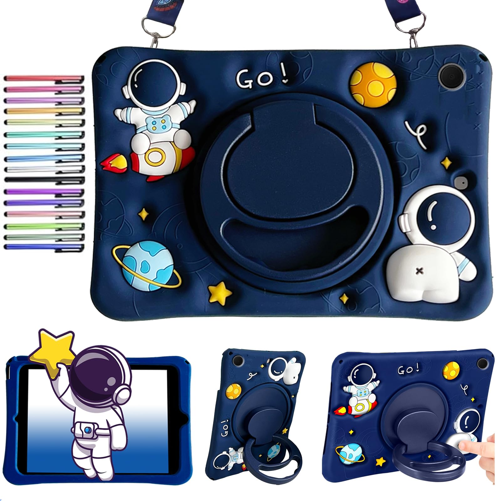 Coque Samsung Galaxy Tab A11 Plus avec béquille rotative durable et premium - 8