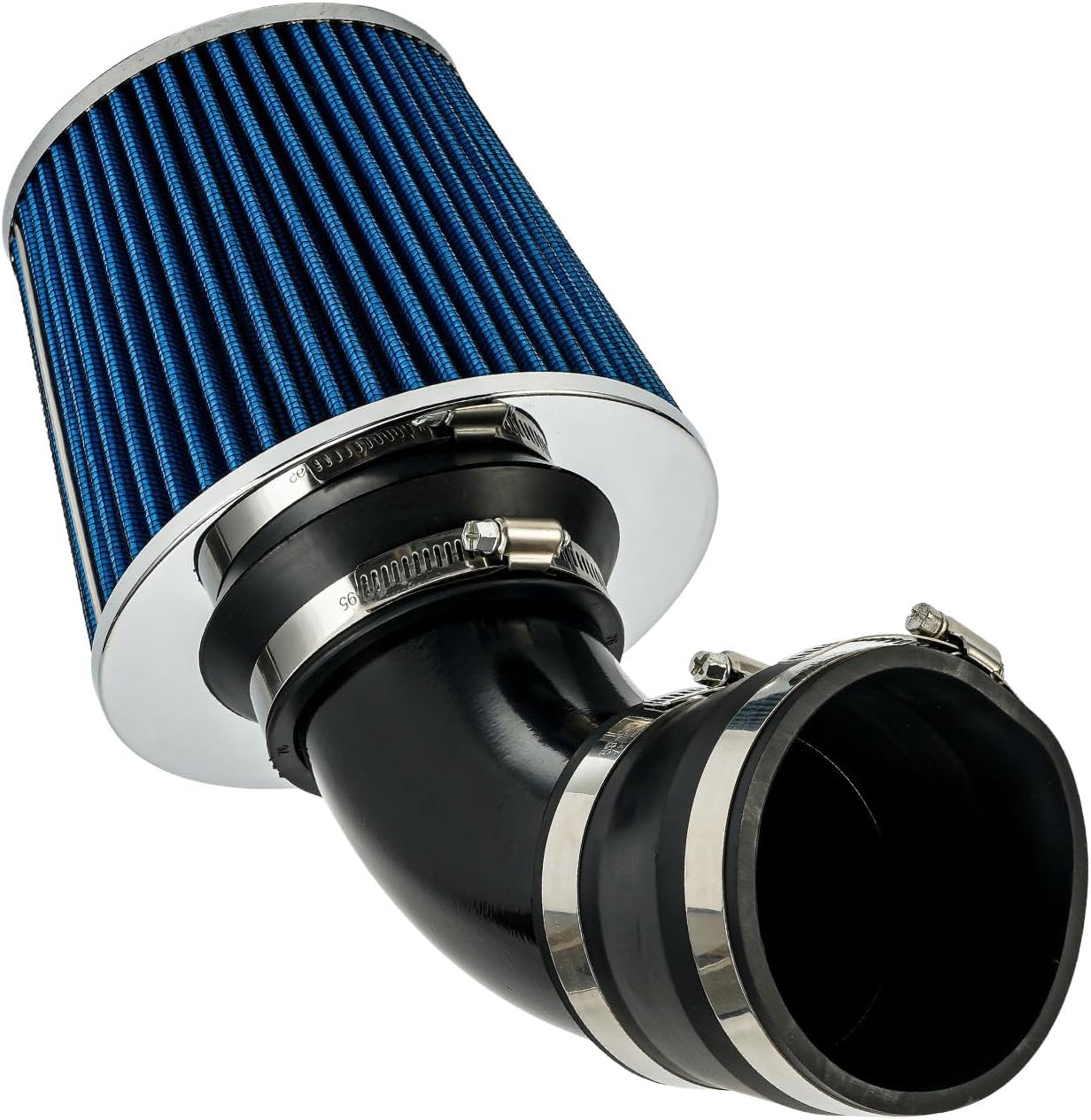 PHILTOP 3" Cold Air Intake Kit System Compatible with BMW for 2001-2005 325i, 330Ci, 325Ci, 325xi, 330i, 330xi, 1998-2000 323i, 328i, 2000 323Ci, 328Ci, 1998-1999 323is, 328is, High Performance, Blue