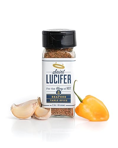 Miniatura 5 de Saint Lucifer, Paquete triple combinado, 3 condimentos de habanero, jalapeño y mariscos, fabricados en los Estados Unidos, sin gluten, sin azúcar,