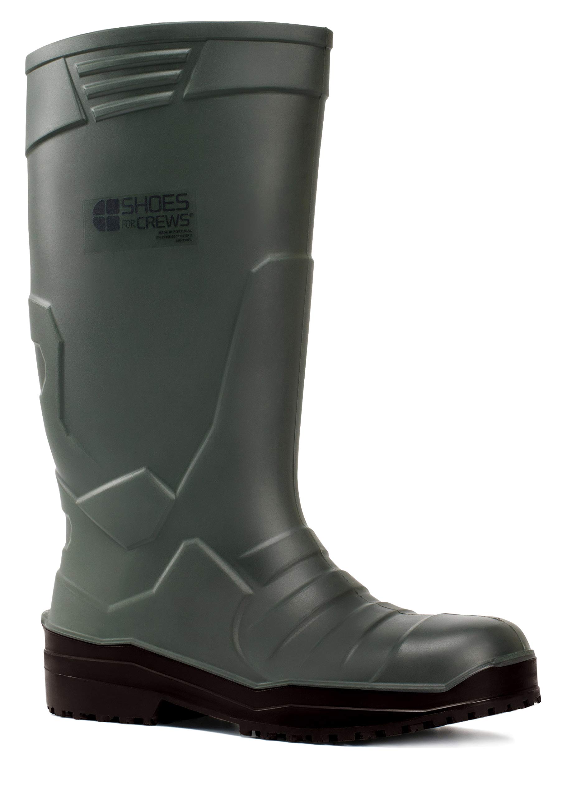 Bottes De Sécurité Shoes For Crews BASTION - Imperméables PVC - Semelle Antidérapante - S4 - 40cm