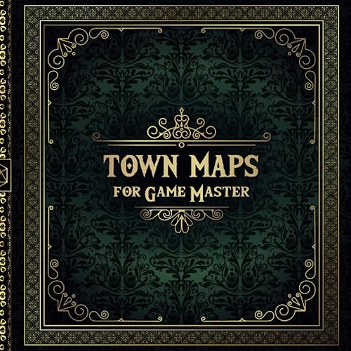 Town Maps for Game Master: 50 Unique and Customizable Regional Maps for Tabletop Role-Playing Games (RPG Maps for Game Master)