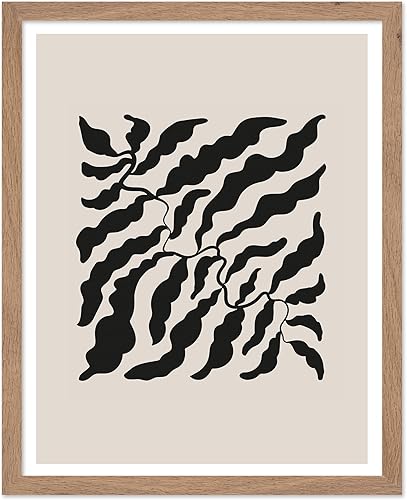 Miniatura 19 de Monem Art - Póster de formas aleatorias, impresión geométrica retro, arte abstracto, arte moderno de mediados de siglo, arte en blanco y negro, arte