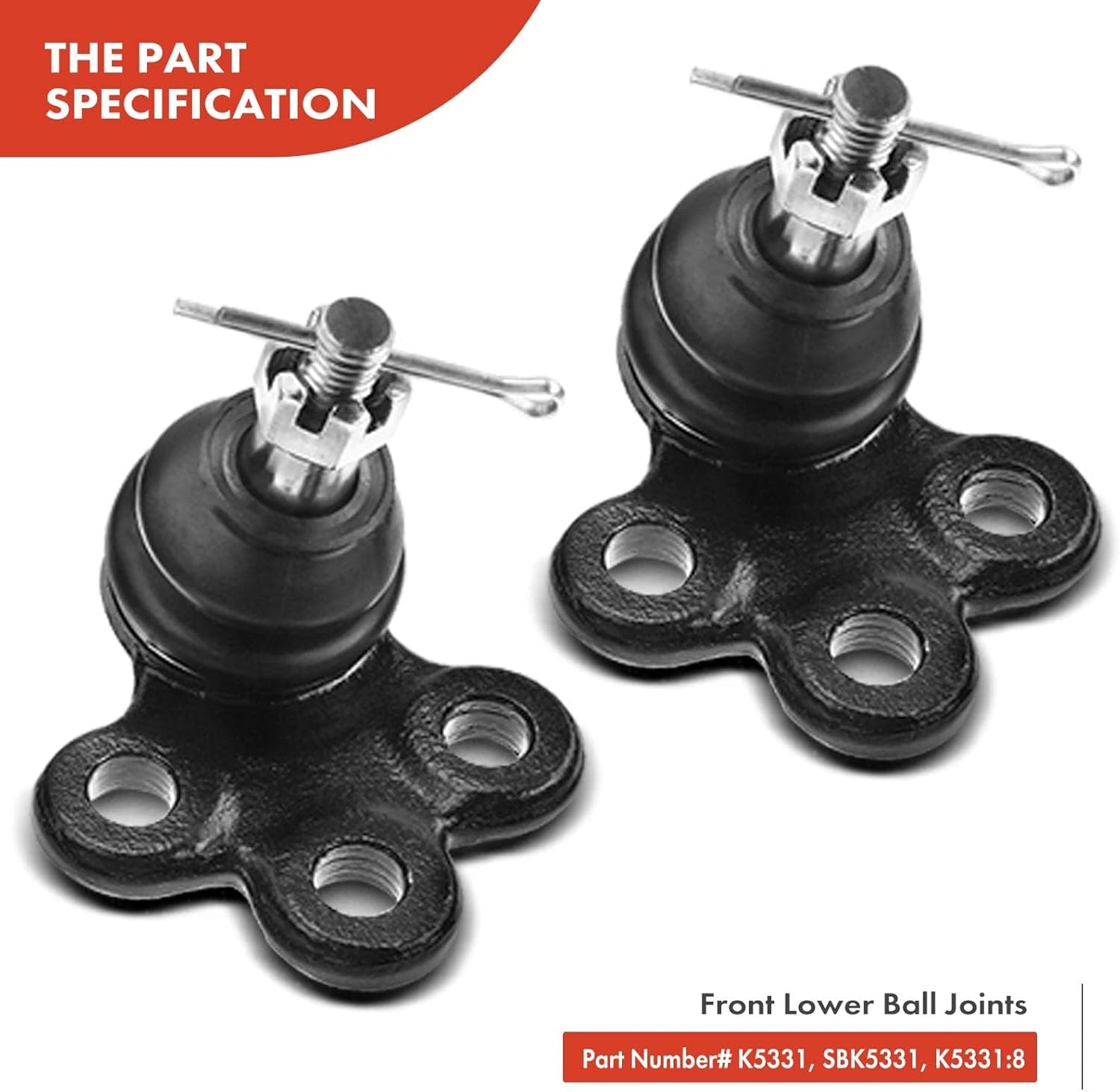 A-Premium Set of 8, Front Sway Bar Link, Lower Ball Joint, Inner Outer Tie Rod End, Compatible with Cadillac DeVille 1997-1999, Seville 1997, Eldorado 1997-2002