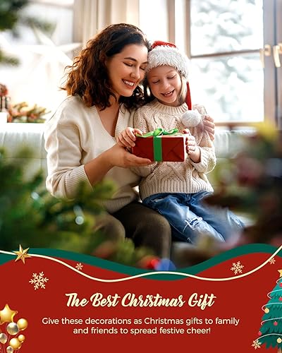 Miniatura 9 de Adorno decorativo para árbol de Navidad para el hogar, decoración de árbol de Navidad iluminada