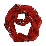 Littlearth San Francisco 49ers NFL Sheer Infinity Scarf