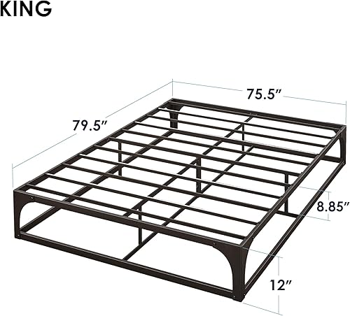 Miniatura 31 de Somier de cama individual Mellow 255 cm, con base de colchón de láminas de acero resistente Gris,Negro,https://www.amazon.com/dp/undefined