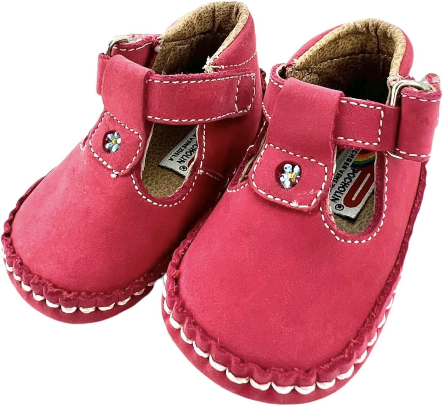POCHOLIN Zapatos de bebé niña Mary Jane Zapatos de vestir