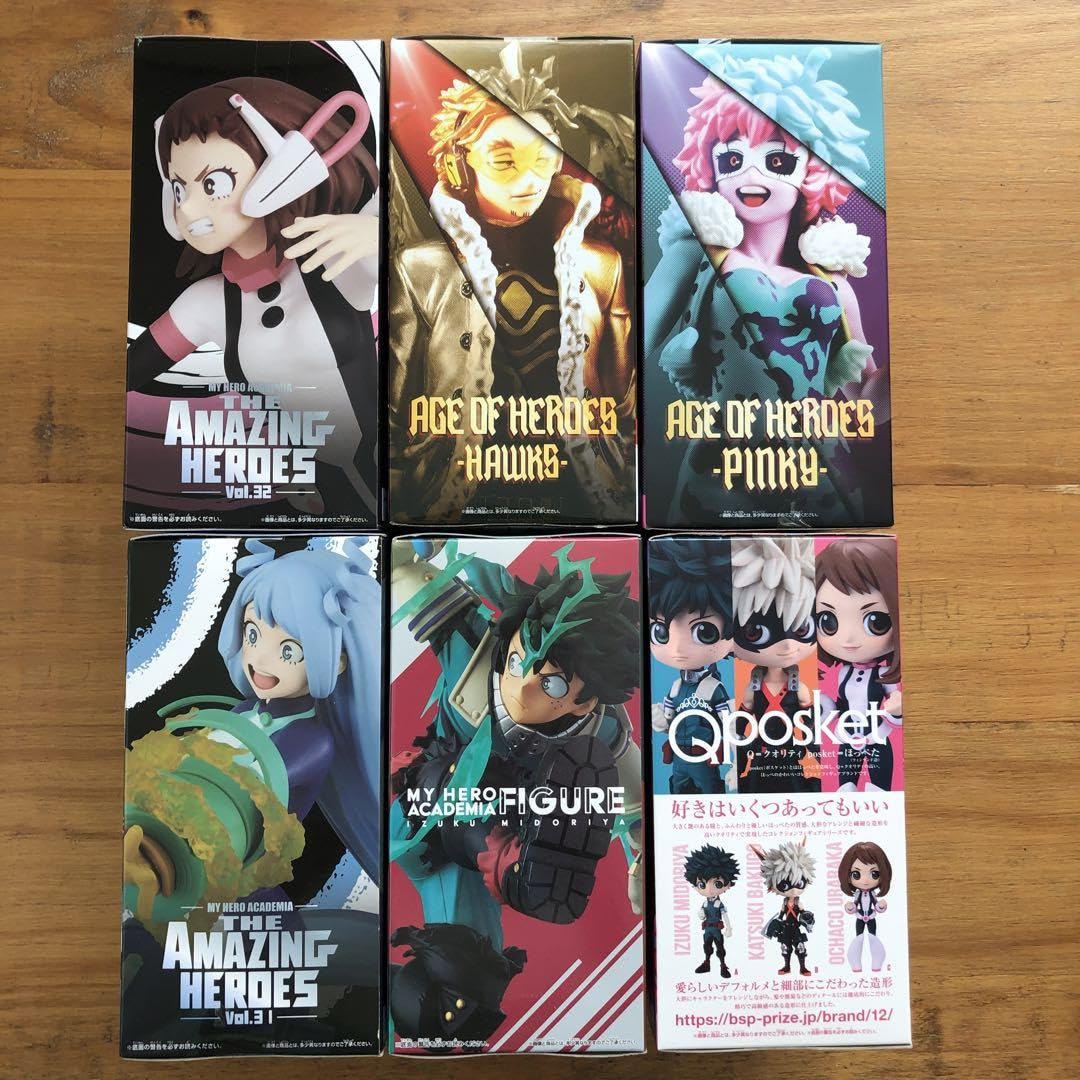 Amazon.co.jp: 僕のヒーローアカデミア フィギュア まとめ売り 6体 