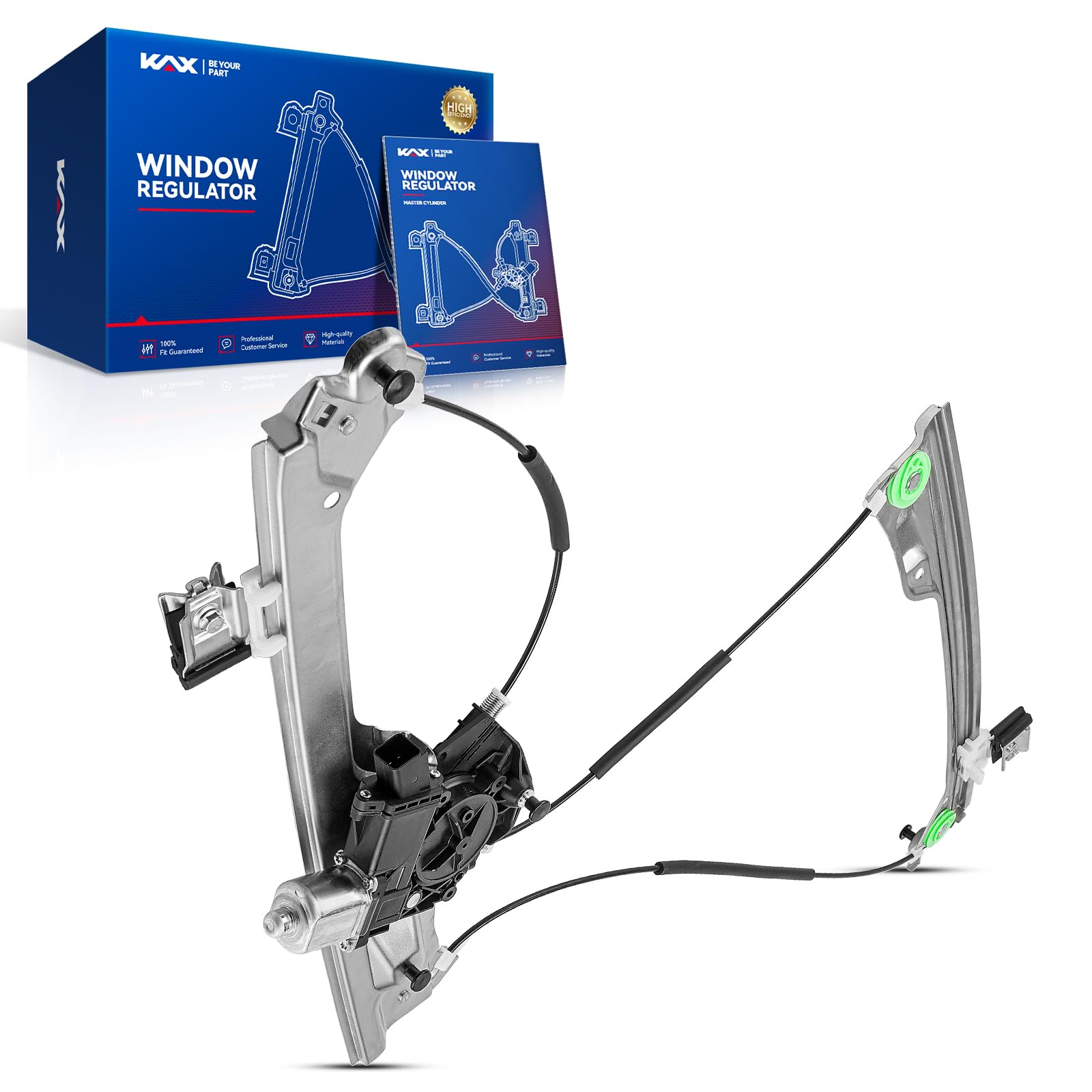 KAX Front Left Power Window Regulator w/Motor for Silverado 1500 2014-2018