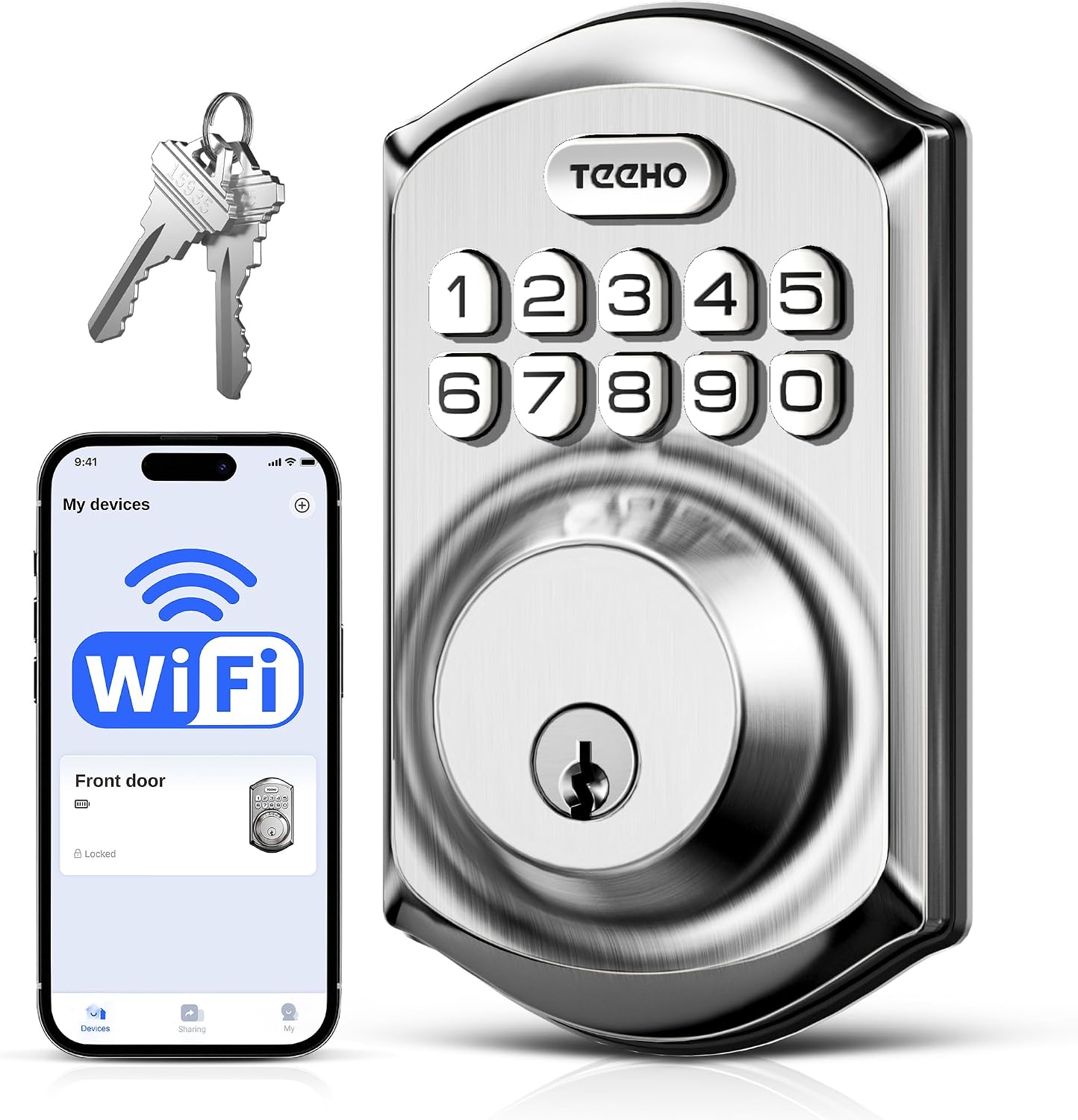 TEEHO TE011W Wi-Fi Keyless Entry...
