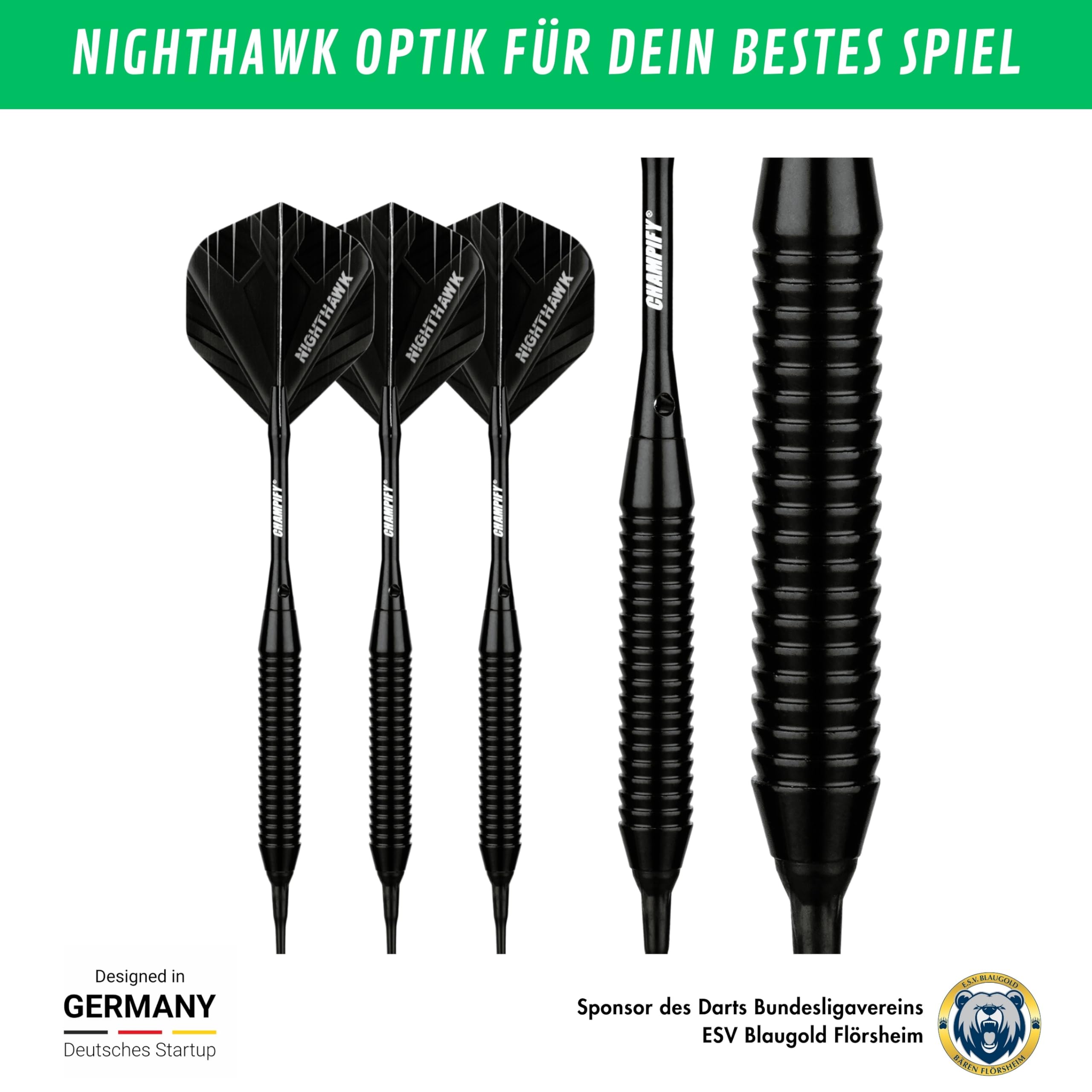 Fléchettes Souples Champify - Lot De 3 Avec 30 Pointes Et Accessoires | 18 G, Précision Maximale - 3